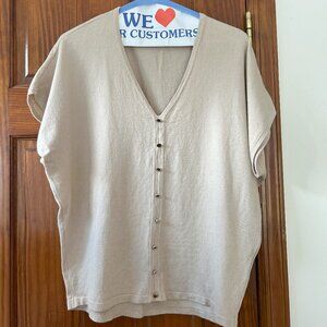Philosophy Beige Top (Size Small)